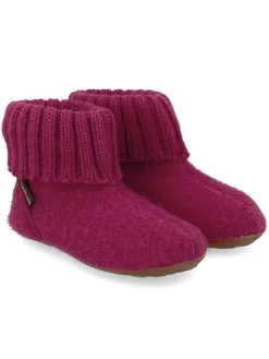 Hüttenschuhe in Lila