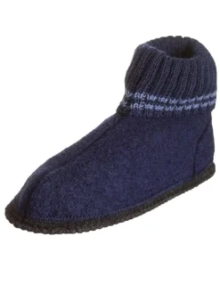 Hüttenschuhe "Kauns" in Dunkelblau