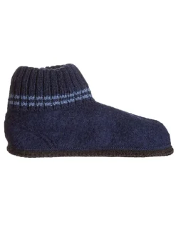 Hüttenschuhe "Kauns" in Dunkelblau