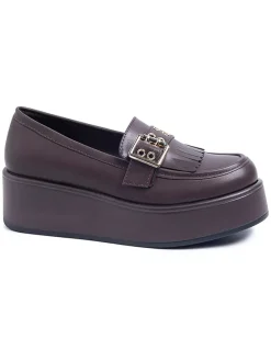 Keilmokassins in Braun