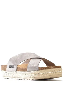 Keilpantoletten "Astilbe" in Grau