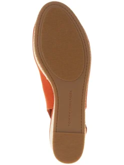 Keilsandaletten in Rot