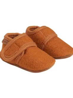 Kinder Slipper "Baby Wool slippers" in Braun