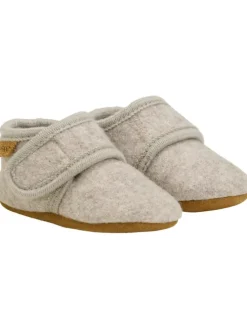 Kinder Slipper "Baby Wool slippers" in Beige