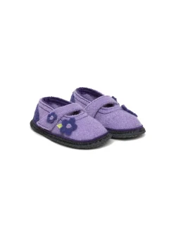 Kinderhausschuh "Becky" in Violett