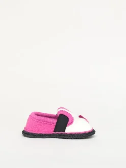 Kinderhausschuh "Bobby Schmetterling" in Pink