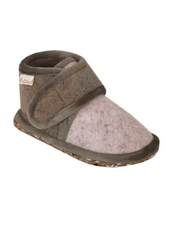 Kinderpantoffeln rosa in Beige