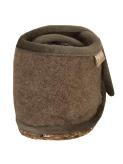 Kinderpantoffeln rosa in Beige