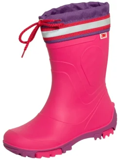 Kinderstiefel Bente in fuchsia/dunkelfuchsia