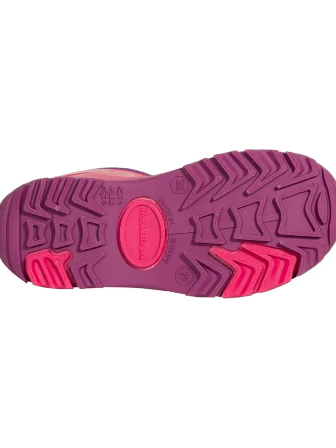 Kinderstiefel Bente in fuchsia/dunkelfuchsia