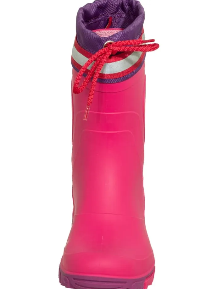 Kinderstiefel Bente in fuchsia/dunkelfuchsia