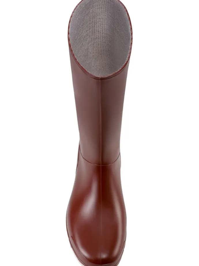 Kinderstiefel Sport in dunkelrot