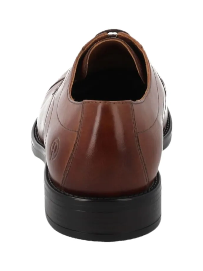 Klassische Halbschuhe in cognac