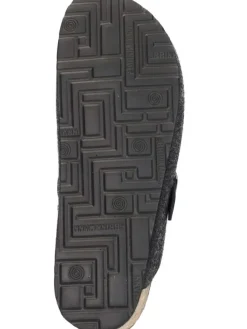 Klassische Hausschuhe in anthrazit