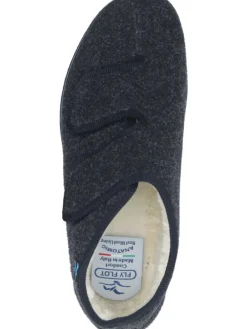 Klassische Hausschuhe in schwarz