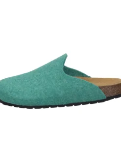 Klassische Hausschuhe in grün