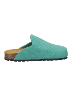 Klassische Hausschuhe in grün