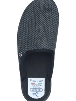 Klassische Hausschuhe in schwarz