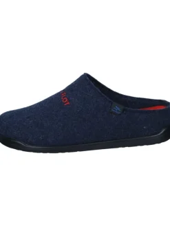Klassische Hausschuhe in blau