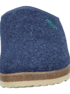 Klassische Hausschuhe in blau