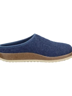 Klassische Hausschuhe in blau