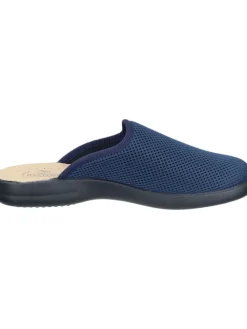 Klassische Hausschuhe in blau