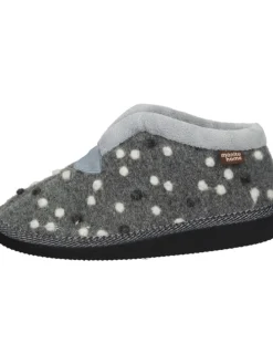 Klassische Hausschuhe in gris