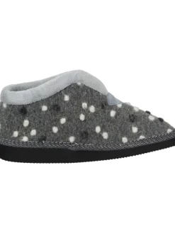 Klassische Hausschuhe in gris