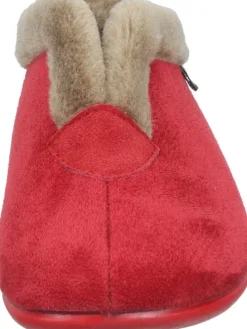 Klassische Hausschuhe in rot
