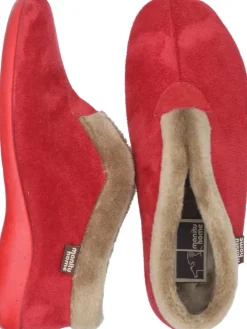 Klassische Hausschuhe in rot