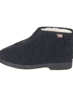 Klassische Hausschuhe in schwarz