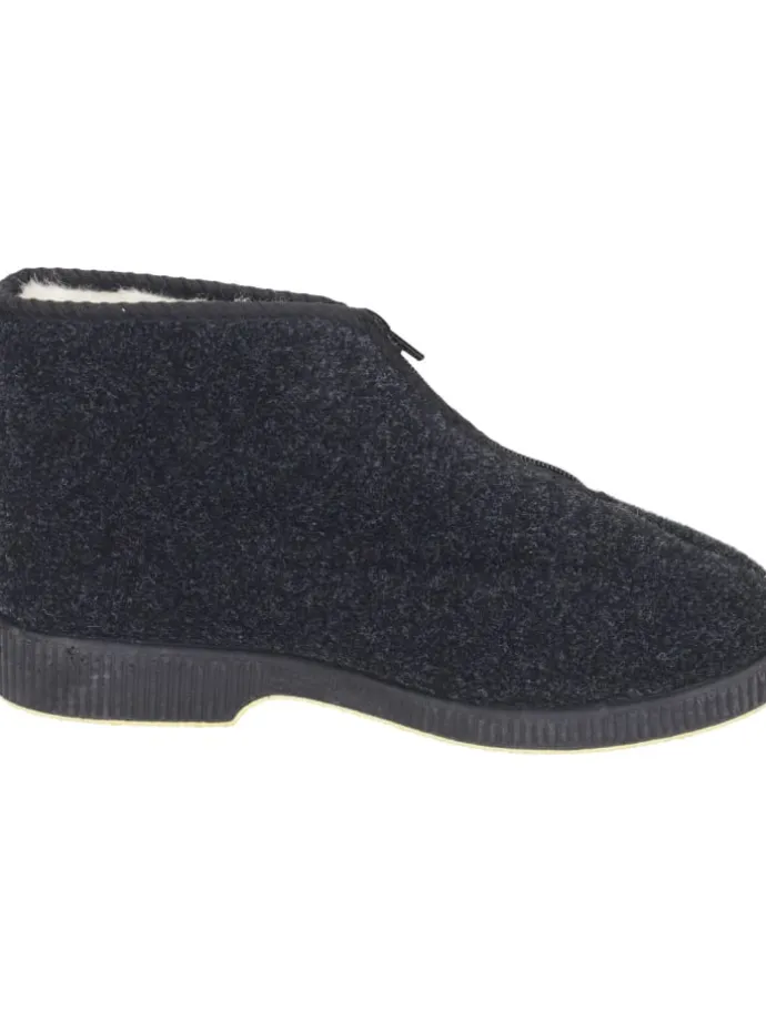 Klassische Hausschuhe in schwarz