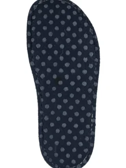 Klassische Hausschuhe in mittelblau