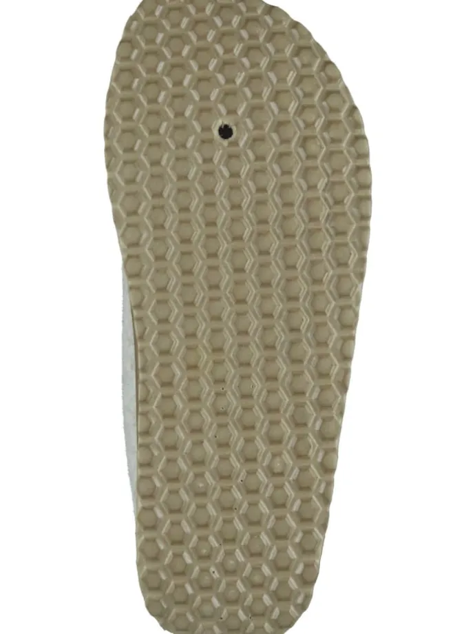 Klassische Hausschuhe in offwhite