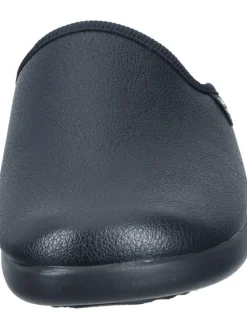 Klassische Hausschuhe in schwarz