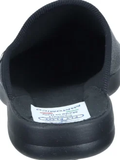 Klassische Hausschuhe in schwarz