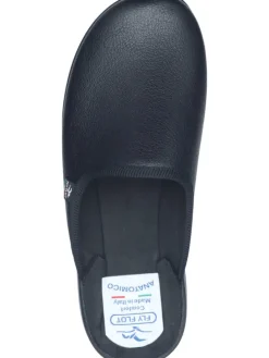 Klassische Hausschuhe in schwarz