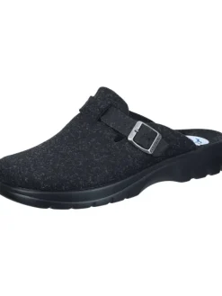 Klassische Hausschuhe in schwarz