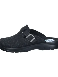 Klassische Hausschuhe in schwarz