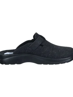 Klassische Hausschuhe in schwarz