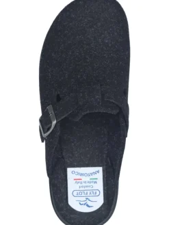 Klassische Hausschuhe in schwarz