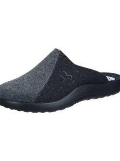 Klassische Hausschuhe in schwarz