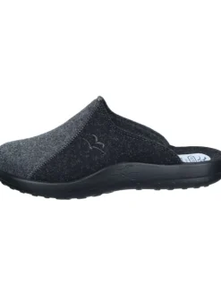 Klassische Hausschuhe in schwarz