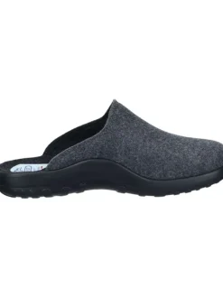 Klassische Hausschuhe in schwarz