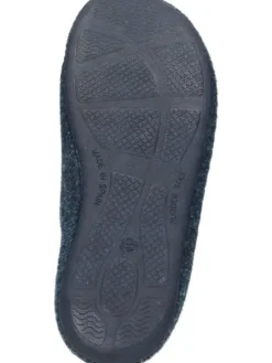 Klassische Hausschuhe in navy