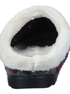 Klassische Hausschuhe in anthrazit