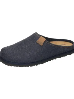 Klassische Hausschuhe in marine