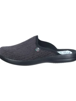 Klassische Hausschuhe in grau