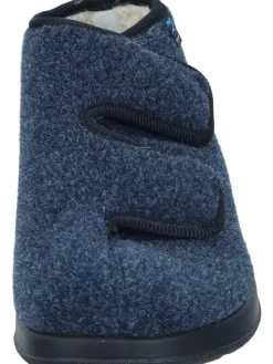 Klassische Hausschuhe in blau