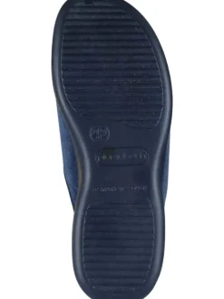 Klassische Hausschuhe in blau